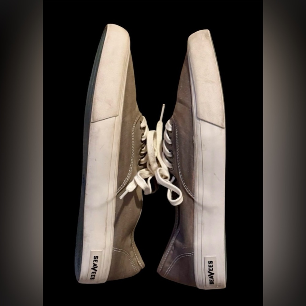 SeaVees Men's Lace-Up Sneakers - Gray & White - Picture 3 of 4